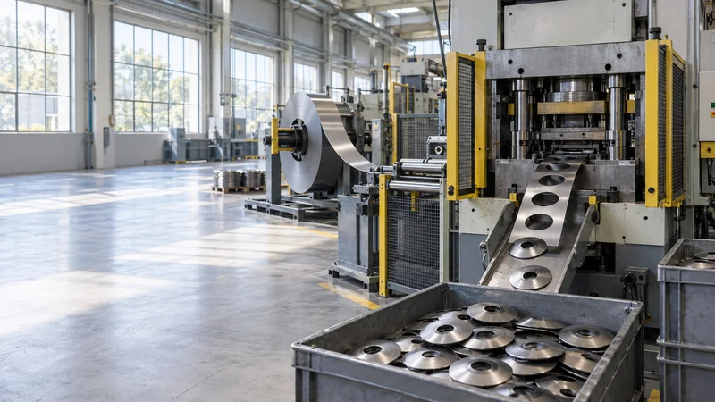 Disc spring manufacturing